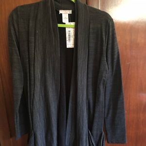 Pretty Young Thing Gray Cardigan Sz L/XL NWT